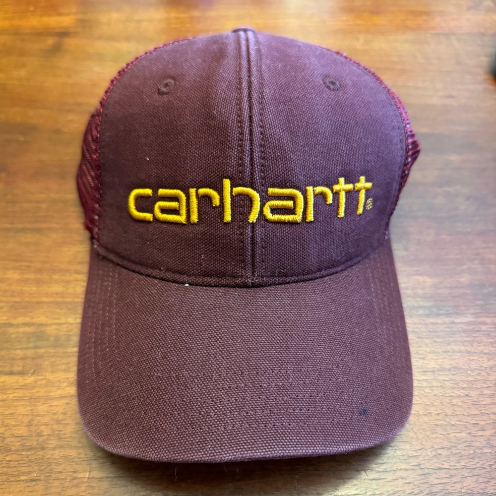Carhartt Maroon Trucker Hat